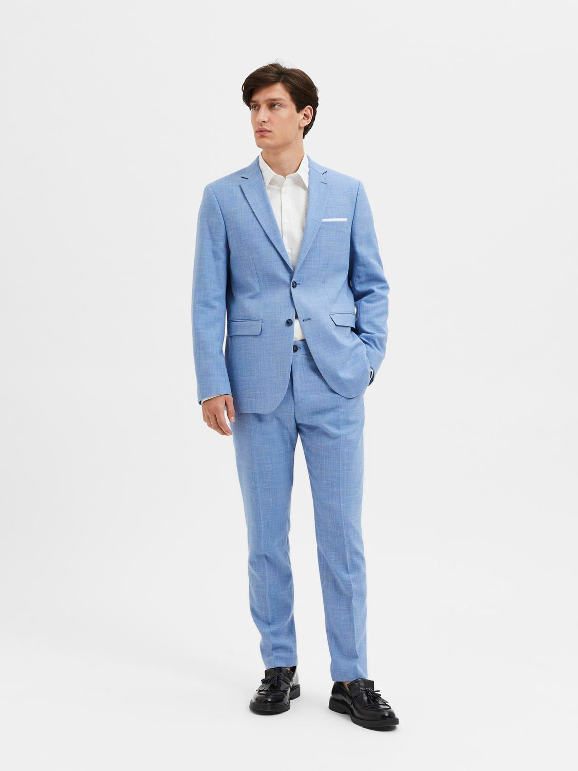 Slim Oasis Blazer - Blå/ Light Blue